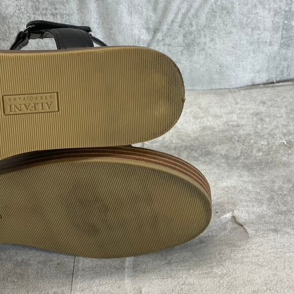 ALFANI Step N' Flex Women's Black Cherryll Sliver Flatform Wedge Sandals SZ 9.5 - Picture 9 of 11